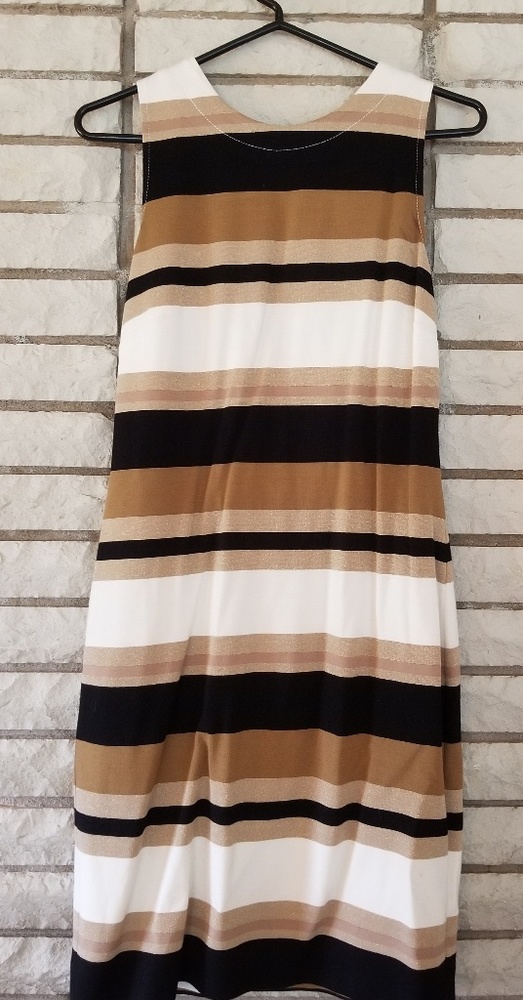 Banana Republic Striped Metallic dress 6